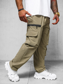 Men's Trousers - Dark Beige OZONEE O/PS5526