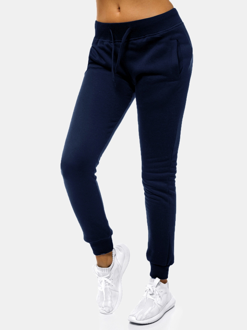 Women's Sweatpants - Navy blue OZONEE JS/CK01