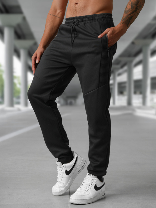 Men's Sweatpants - Black OZONEE JS/15K1838/3