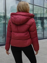 Women's Jacket - Burgundy OZONEE JS/16M9188/06Z