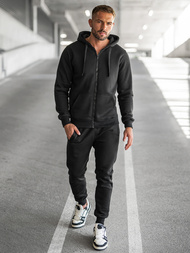Men's Tracksuit - Black OZONEE JS/68C10386/3Z