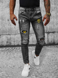 Men's Jeans - Grey OZONEE NB/MP0167G