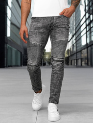 Men's Jeans - Black OZONEE NB/MP0069NZ