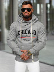 Men's Hoodie - Grey OZONEE O/TT30508