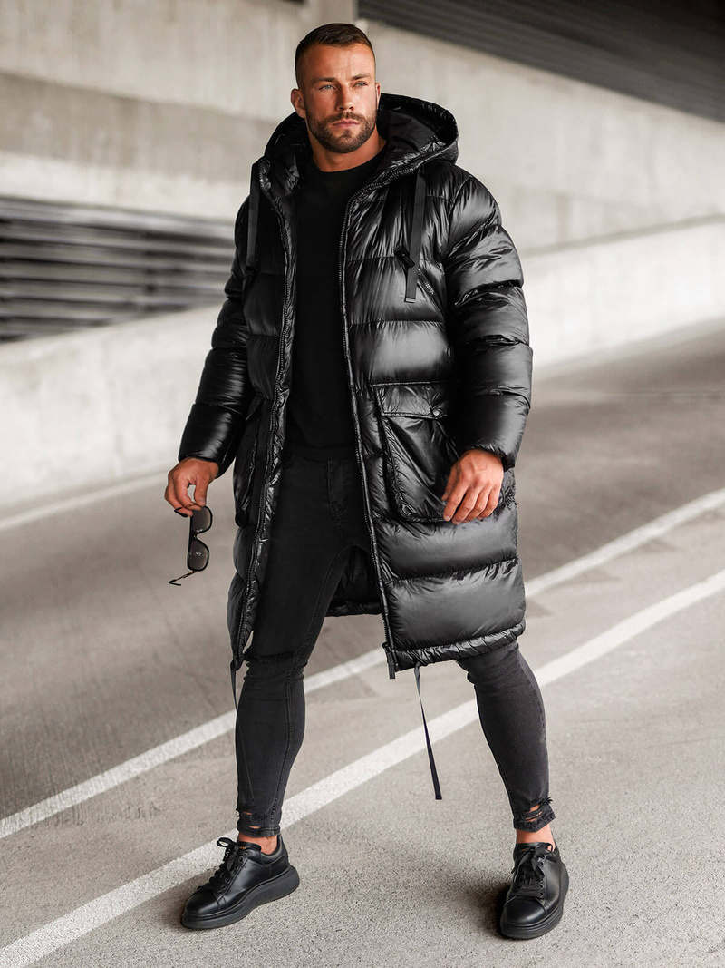 Men's Winter Jacket - Black OZONEE O/M3205Z