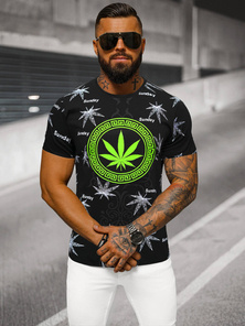 Men's T-shirt - Black OZONEE O/T139/3