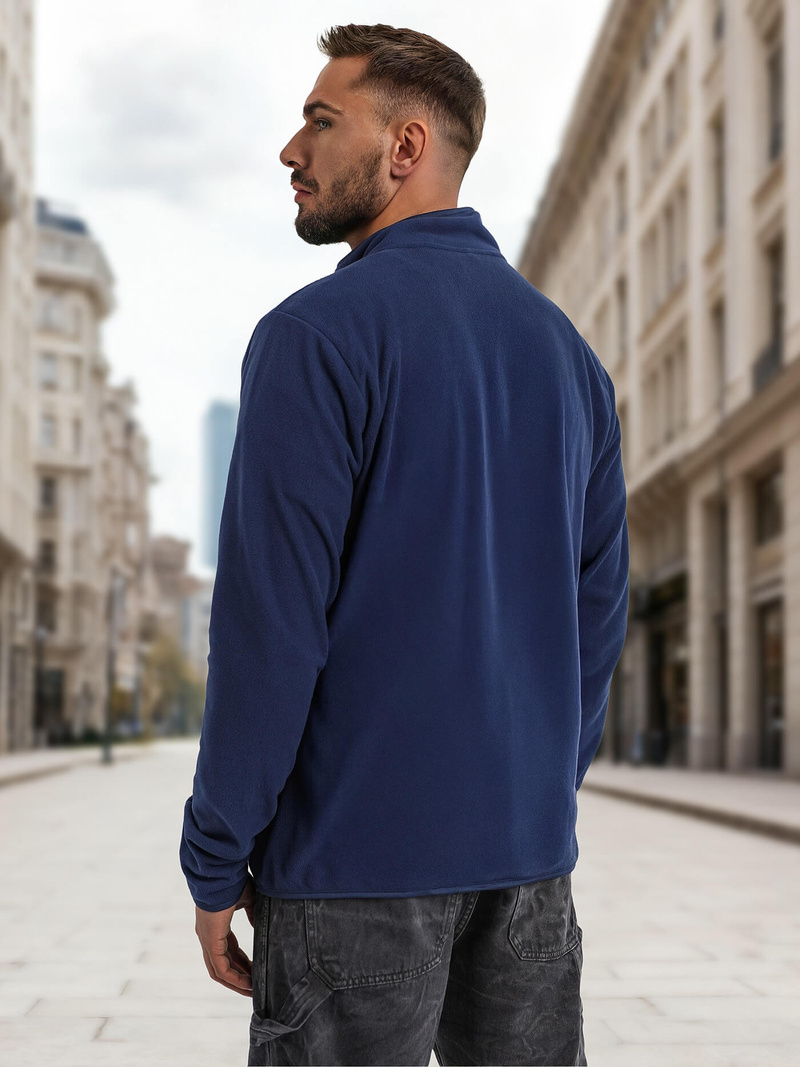 Men's Sweatshirt - Navy blue OZONEE JS/HH016/25