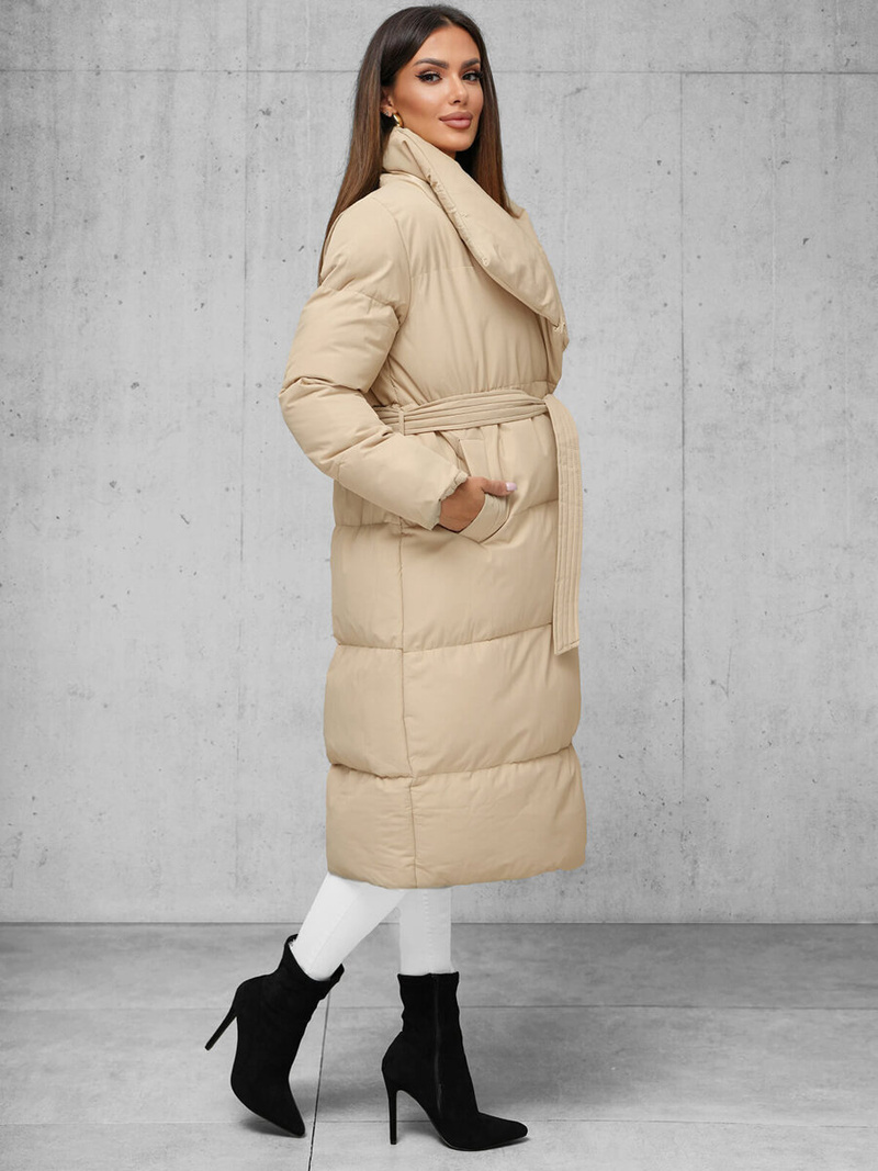 Women's Jacket - Beige OZONEE JS/M737/62Z