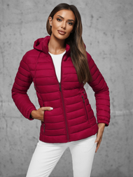 Women's Jacket - Burgundy OZONEE JS/16M9101/06