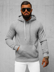 Men's Hoodie - Grey OZONEE JS/2009Z 
