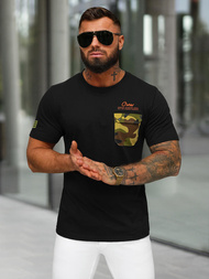 Men's T-shirt - Black OZONEE O/MPO3492
