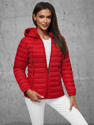 Women's Jacket - Red OZONEE JS/16M9101/270