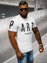 Men's T-shirt - White OZONEE O/8T1263/1