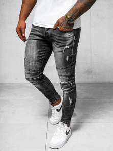 Men's Jeans - Black OZONEE NB/MP007NZ
