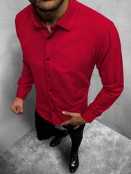 Men's Shirt - Burgundy OZONEE MECH/2122Z