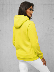 Women's Hoodie - Yellow neon OZONEE JS/W02Z