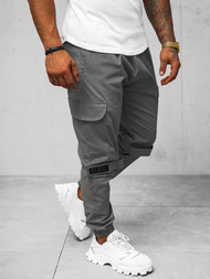 Men's Chinos Jogger - Grey OZONEE O/G3014Z