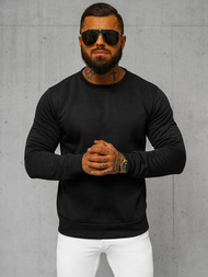 Men's Sweatshirt - Black OZONEE JS/2001-10Z