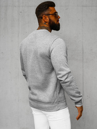 Men's Sweatshirt - Grey OZONEE JS/2001-10Z