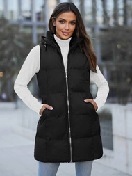 Women's Gilet - Black OZONEE JS/M721/392Z