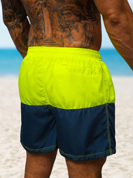 Men's Shorts - Yellow/Navy Blue OZONEE JS/HM066
