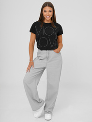 Women's T-shirt - Black OZONEE JS/YJ77841