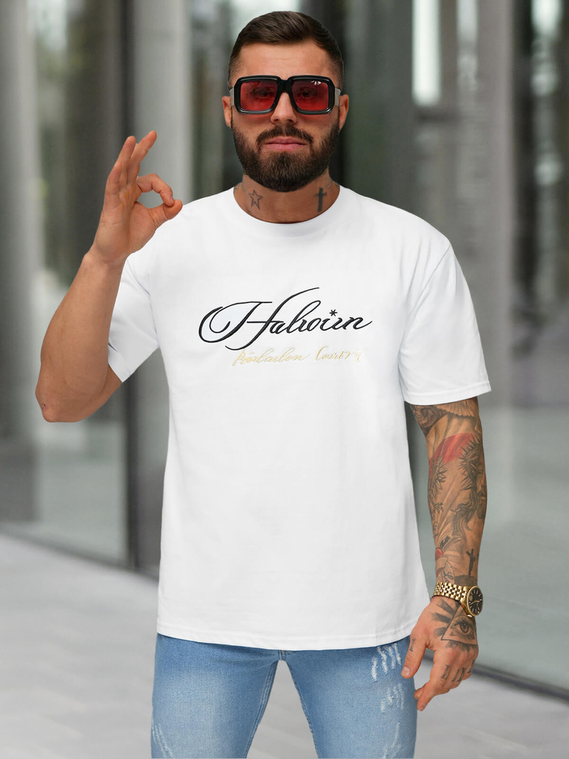 Men's T-shirt - White OZONEE O/YN2/632