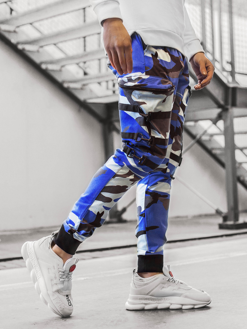 Men's Joggers - blue-black OZONEE G/11132