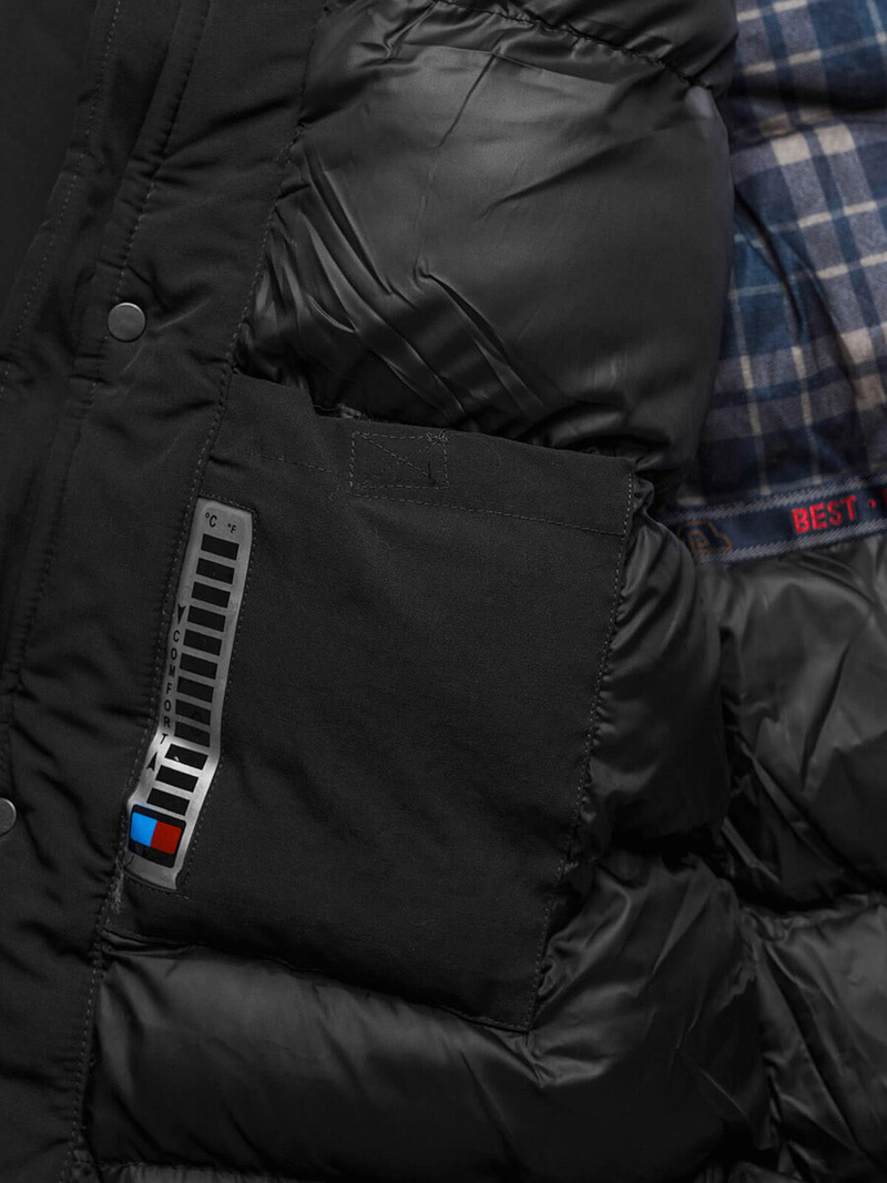 Men's Jacket - Black OZONEE JS/5M718/392