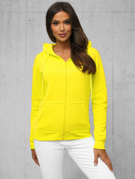 Women's Hoodie - Yellow neon OZONEE JS/W03Z