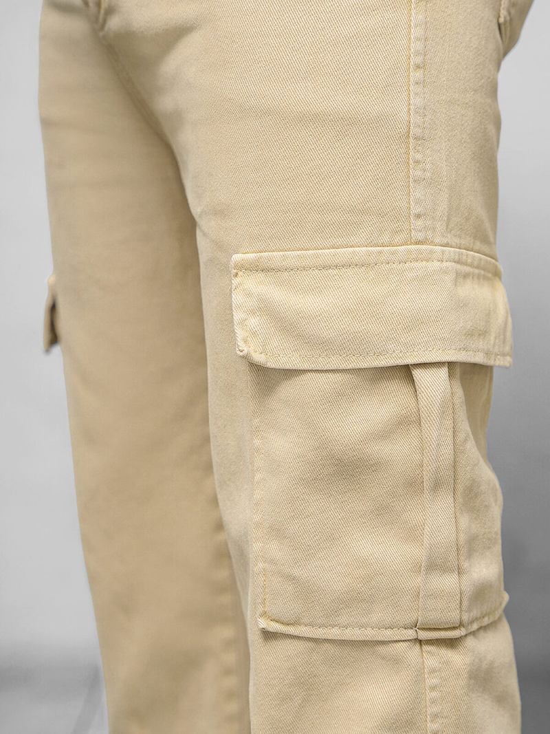 Men's Trousers - Beige OZONEE DO/4001