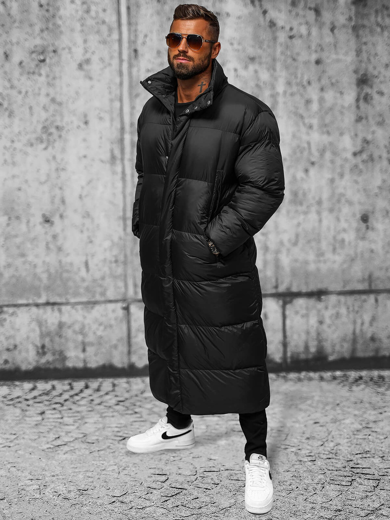 Men's Winter Jacket - Black OZONEE O/M3202