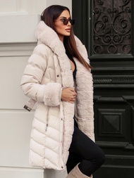 Women's Jacket - Ecru OZONEE JS/5M3156/254Z