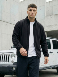 Men's Sweatshirt - Black OZONEE JS/HH016/3