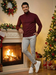 Men's Chino Trousers - Grey OZONEE DJ/5505Z