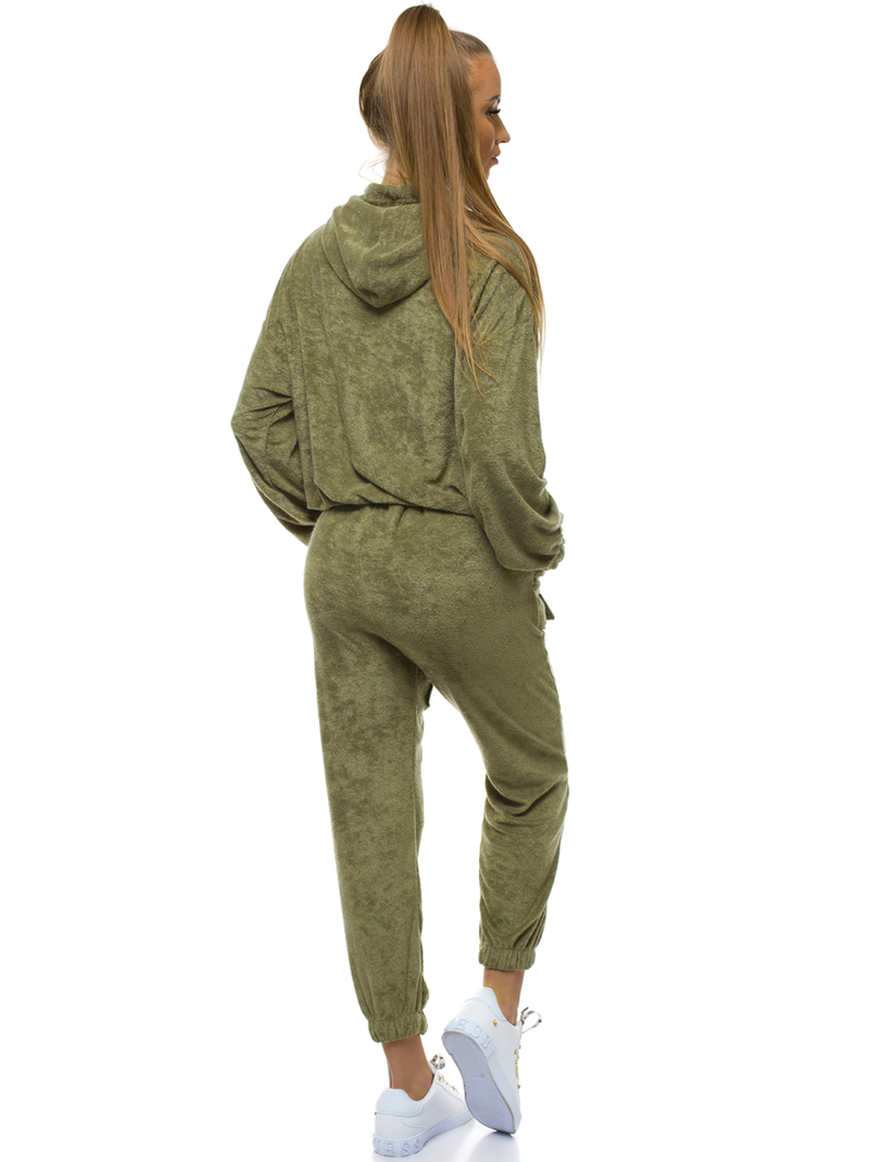 Two-piece tracksuit set Khaki OZONEE MACH/9003