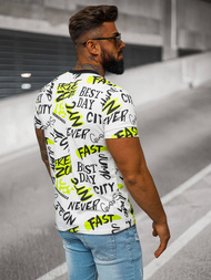 Men's T-shirt - White OZONEE JS/8T1210/1