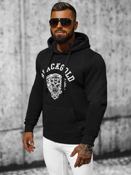 Men's Hoodie - Black OZONEE NB/MF2007