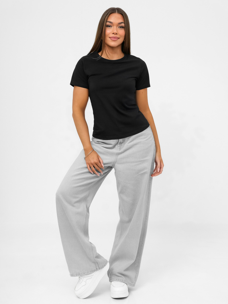 Women's T-shirt - Black OZONEE JS/96T678/3