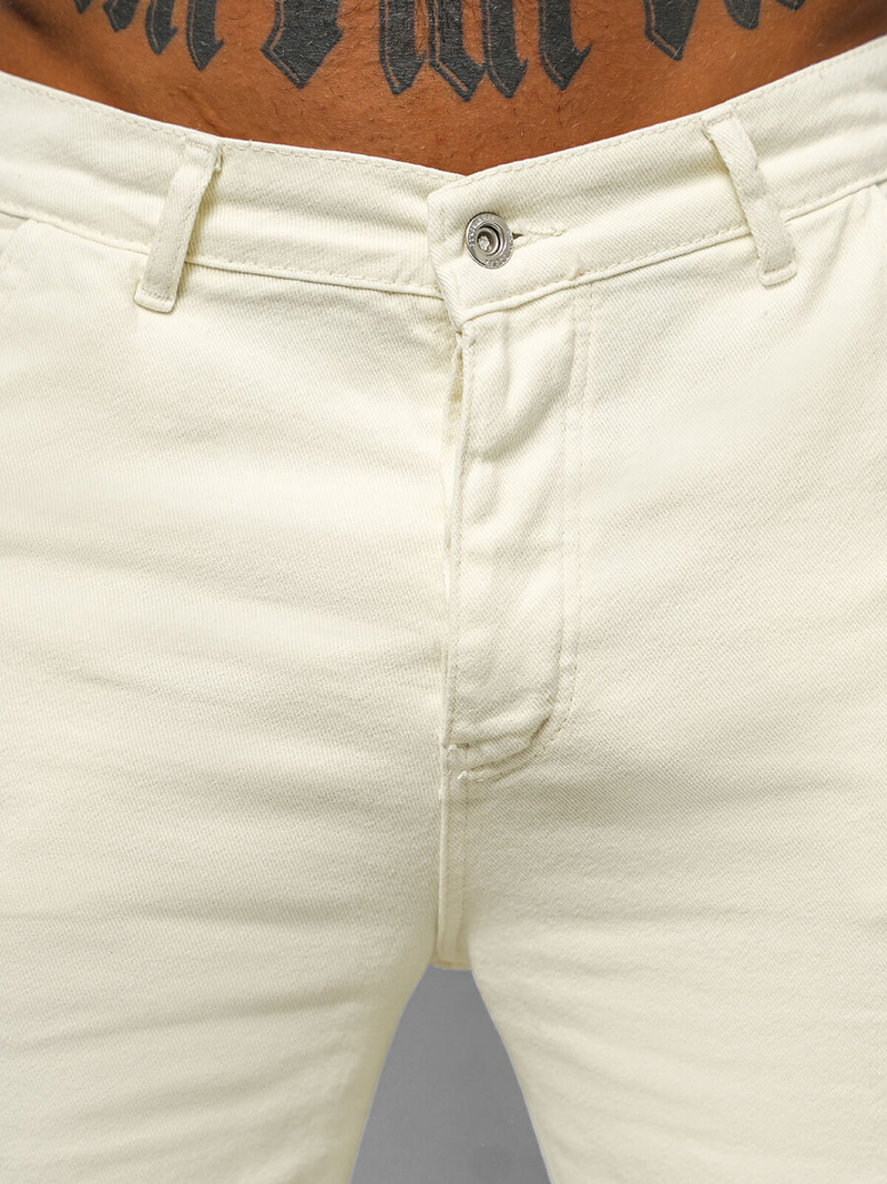 Men's Trousers - Ecru OZONEE DO/4001