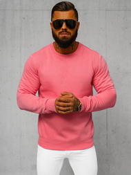 Men's Sweatshirt - Pink OZONEE JS/2001-10Z