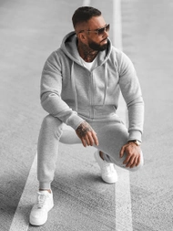 Men's Tracksuit - Grey OZONEE JS/68C10386/2Z