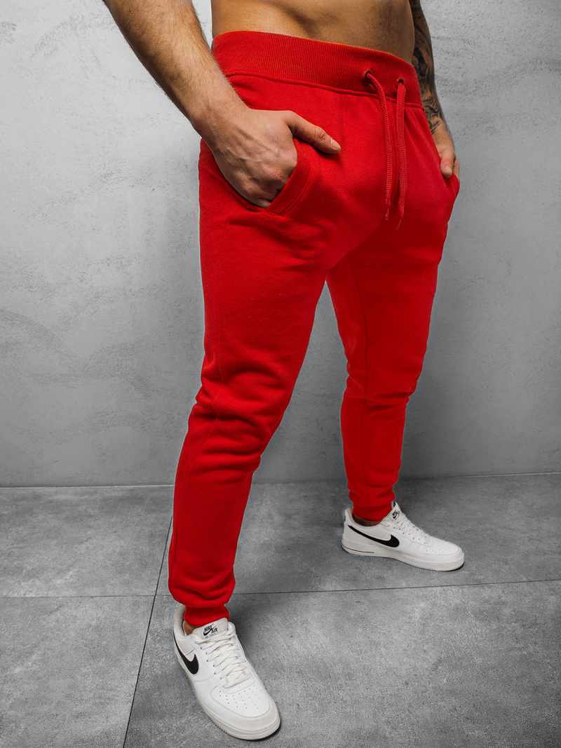 Men's Sweatpants - Red OZONEE JS/XW01Z