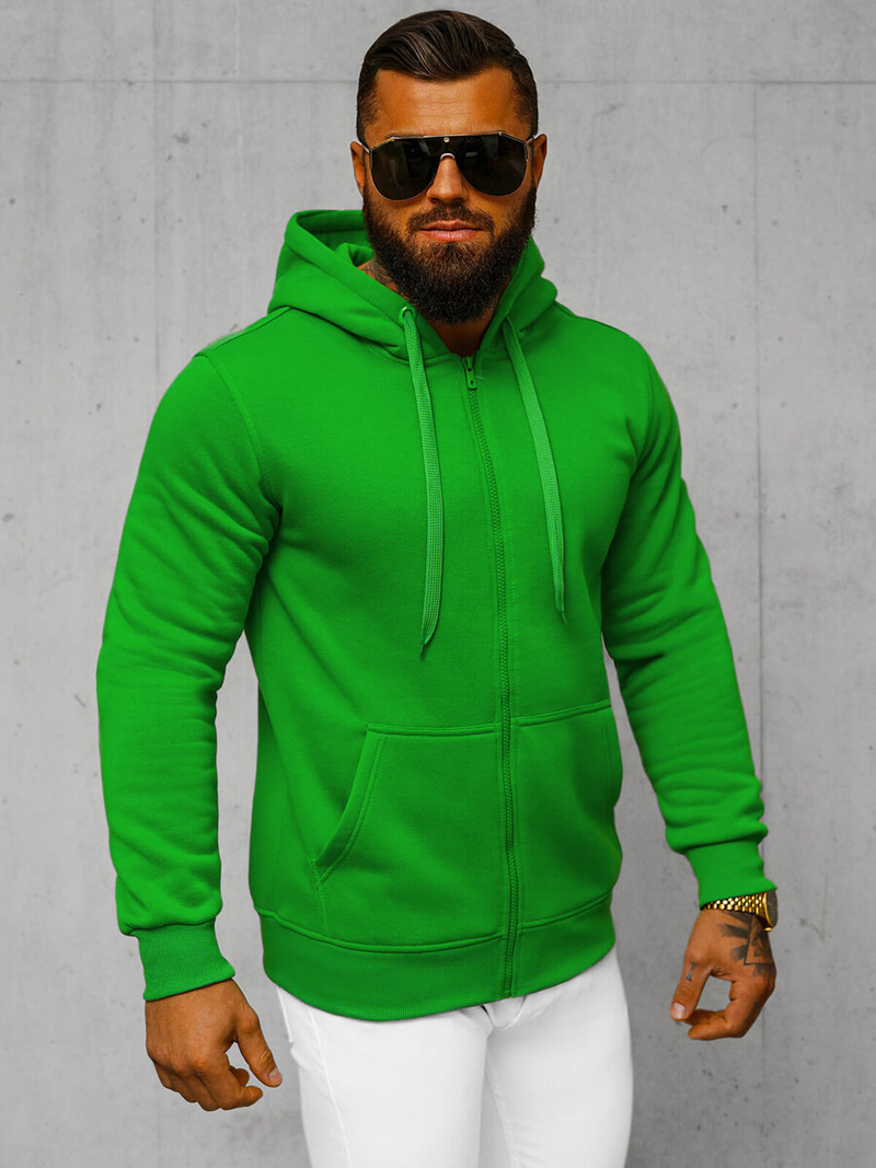 Men's Hoodie - Green OZONEE JS/2008Z