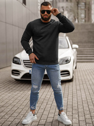Men's Sweatshirt - Black OZONEE JS/8B1360/3