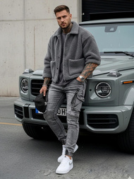 Men's Jeans - Dark Grey OZONEE O/E10017Z