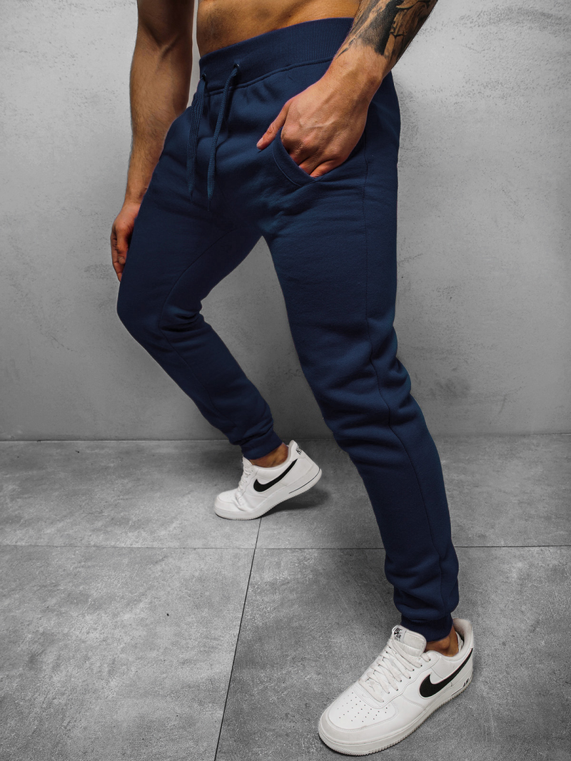 Men's Sweatpants - Navy blue OZONEE JS/XW01Z