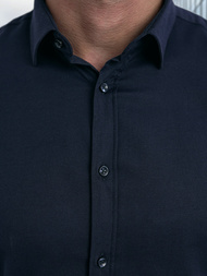 Men's Shirt - Navy Blue OZONEE V/V188Z