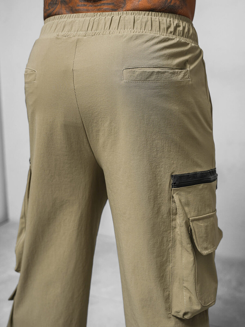 Men's Trousers - Dark Beige OZONEE O/PS5526