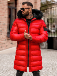 Men's Winter Jacket - Red OZONEE O/M801Z